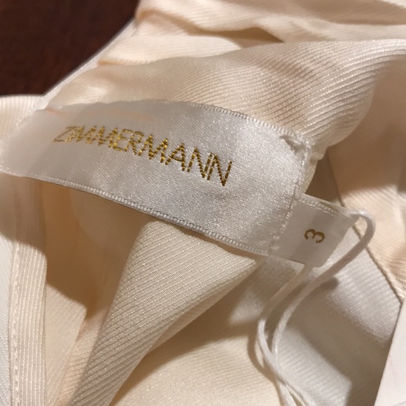 Zimmerman blouse ivory color size 3/US10/12 - Picture 7 of 12